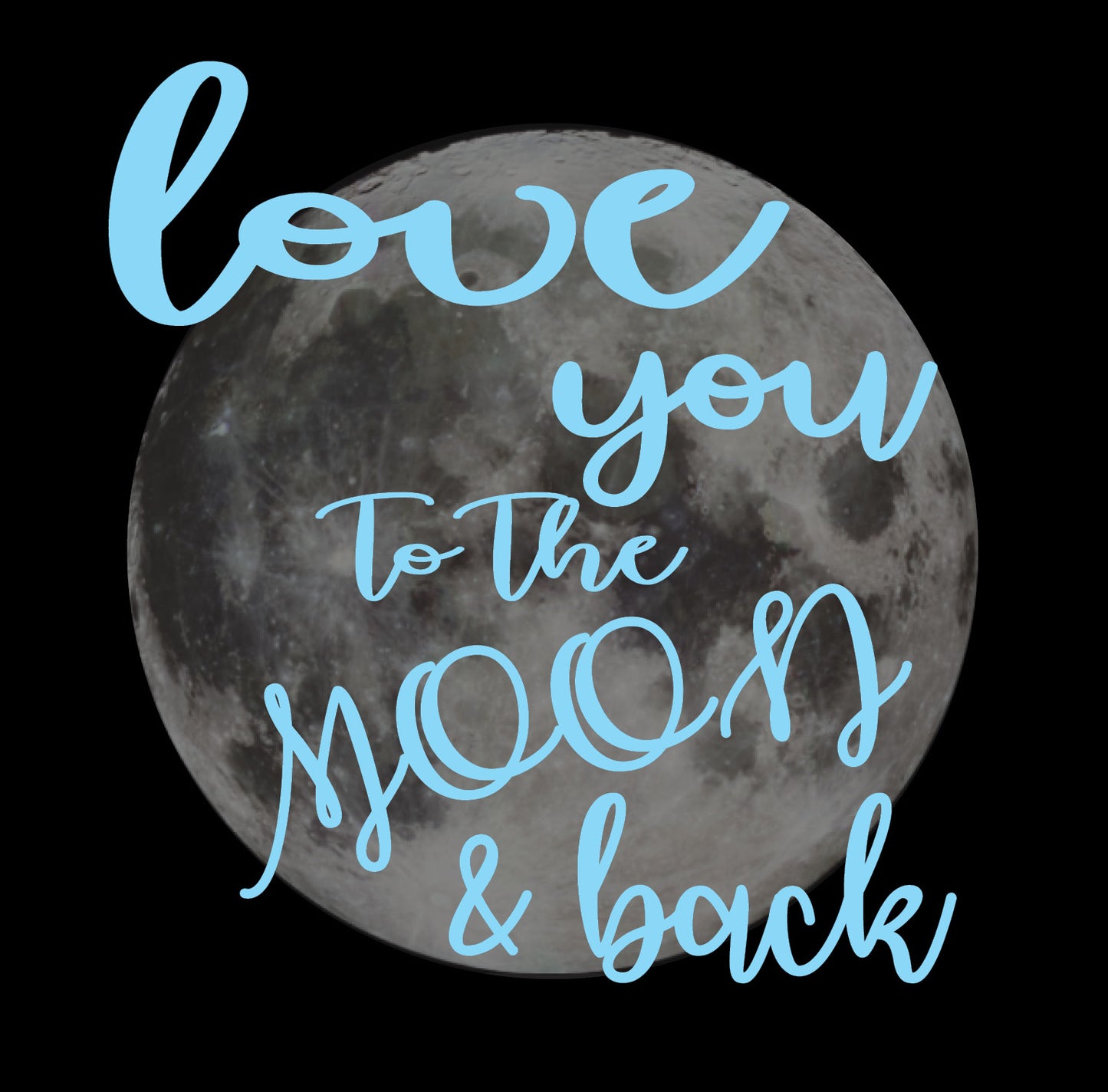 BW143 LOVE YOU TO MOON BLUE
