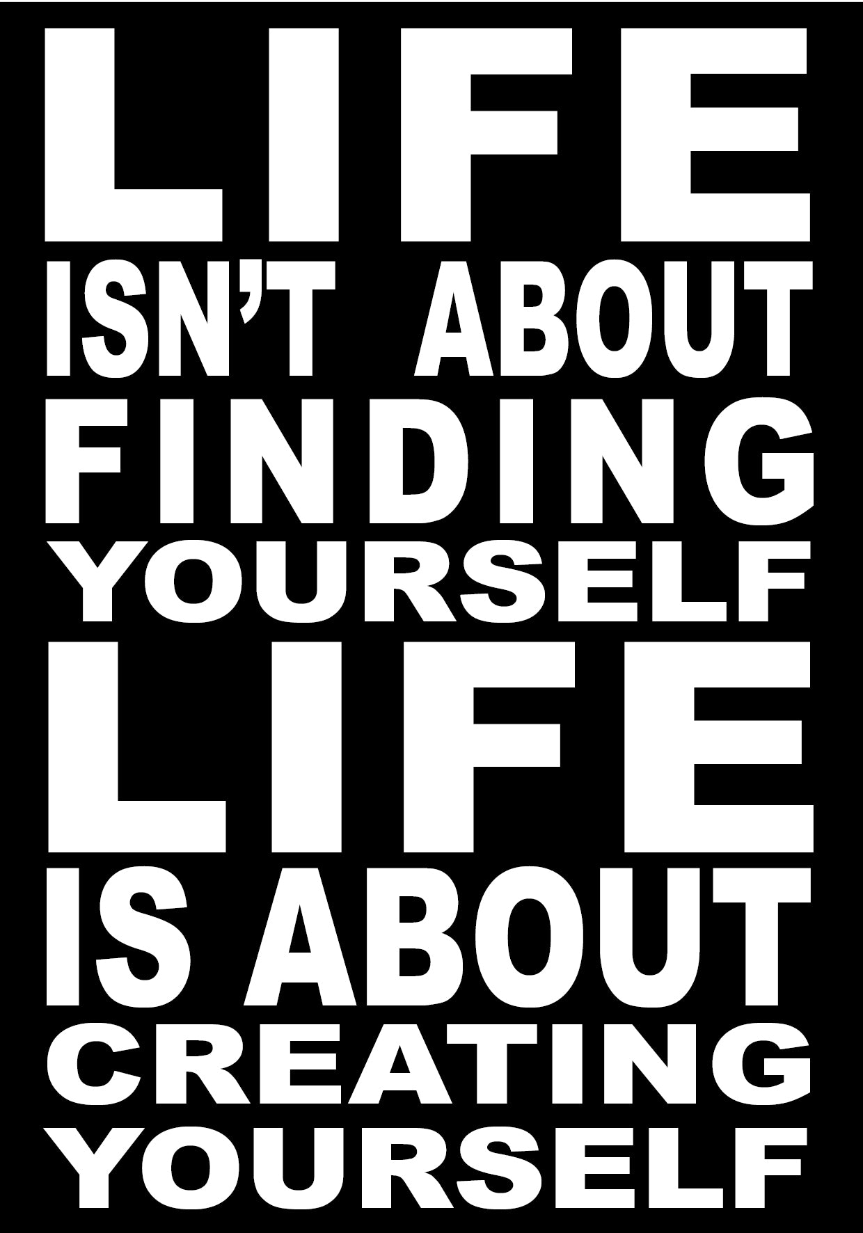 BW20 LIFE ISN`T ABOUT