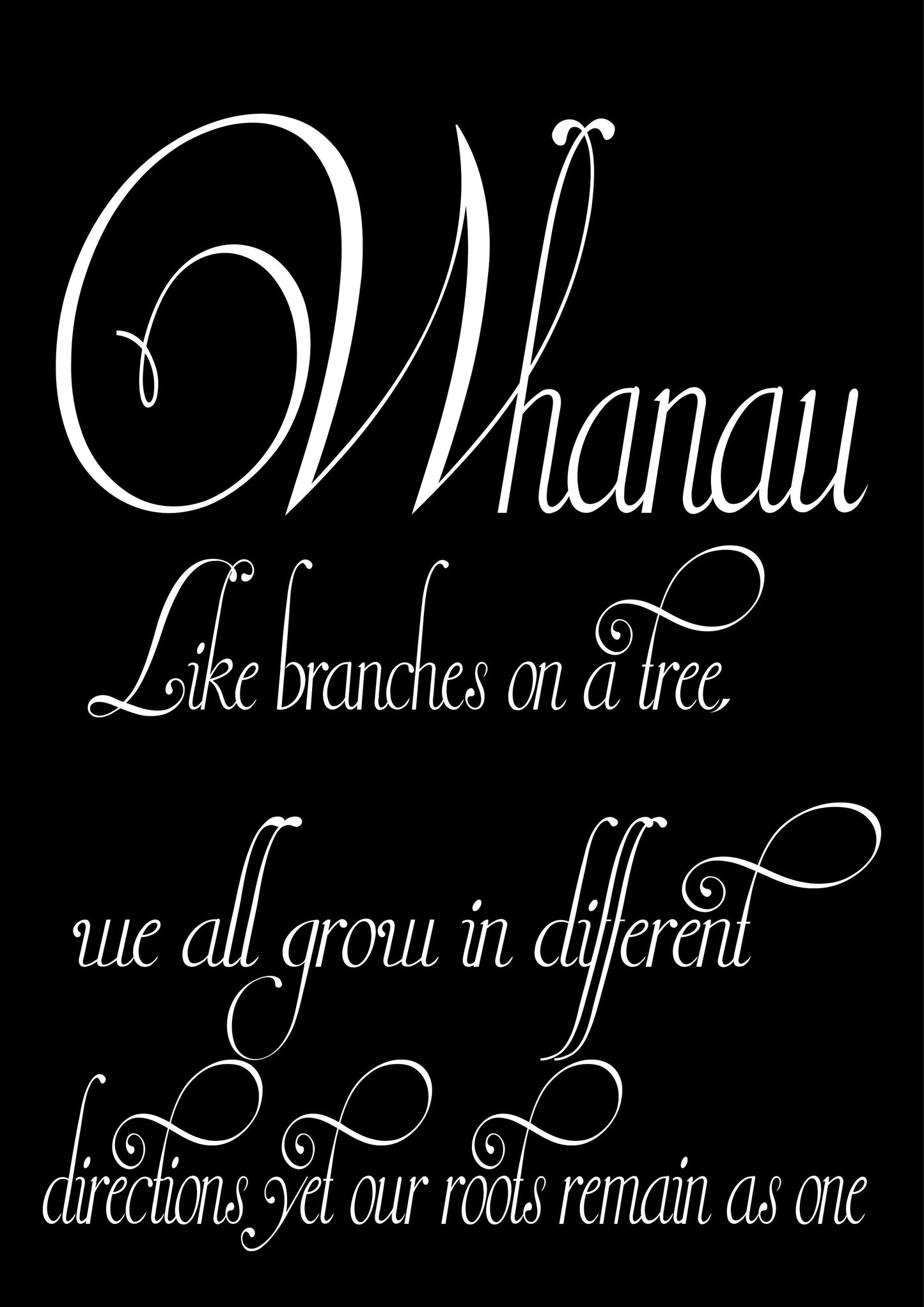 MBW165 WHANAU LIKE BRANCHES ON