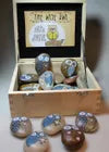 AFPO PAINTED OWLS ON PEBBLES