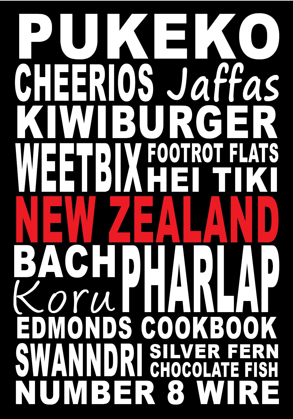 TOU1 PUKEKO, NZ IN RED"