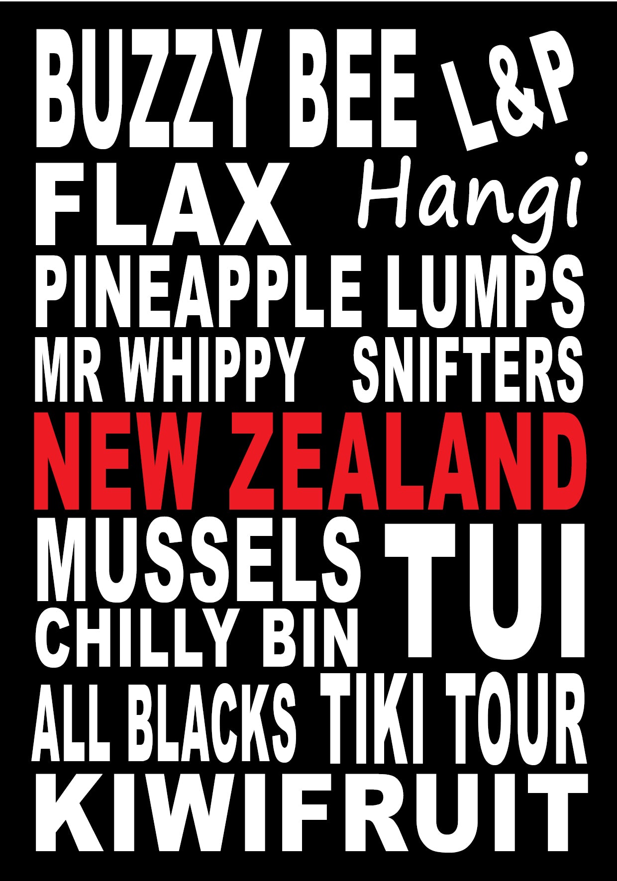 TOU3A BUZZY BEE, NZ IN RED