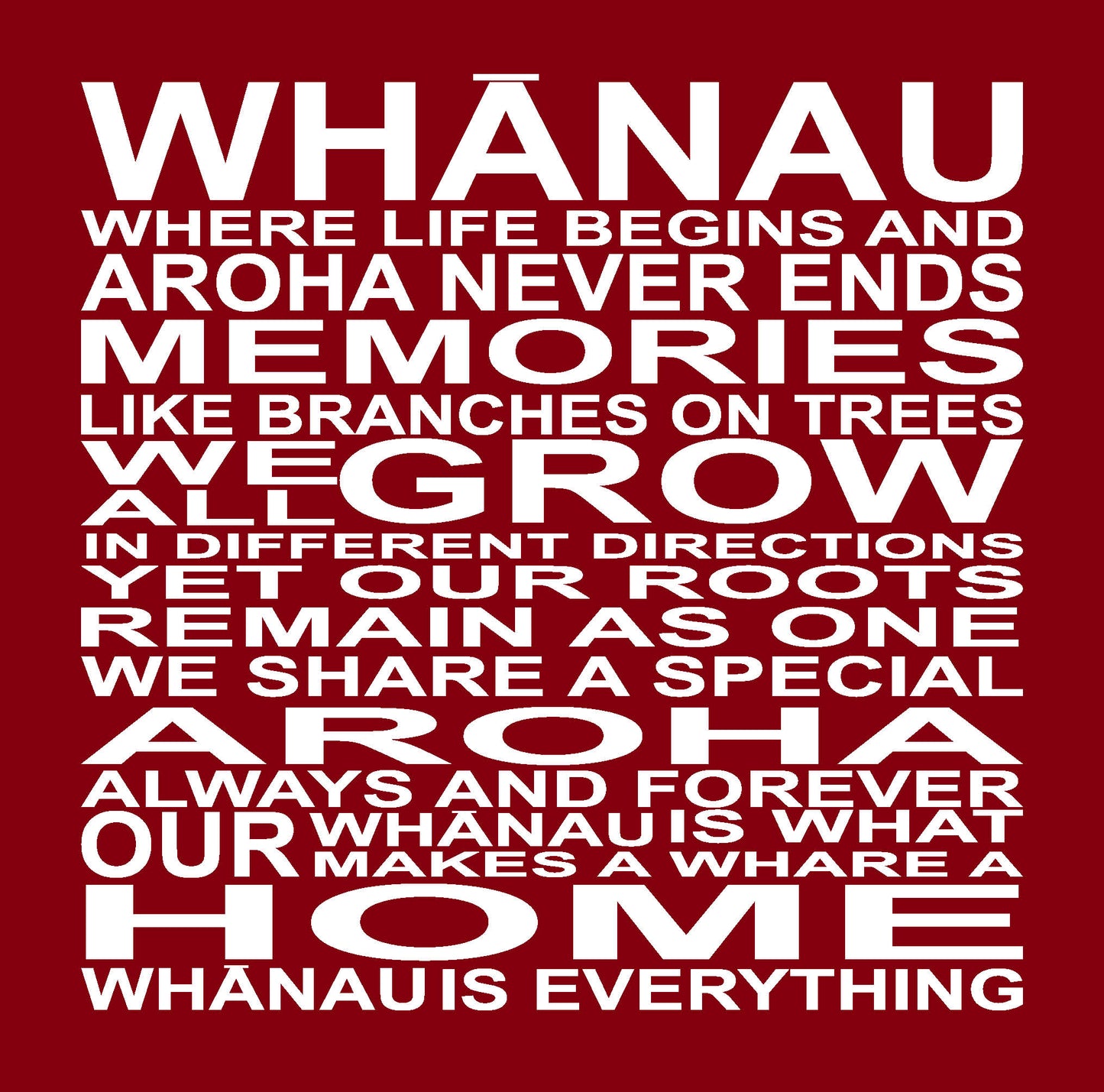 MBR160 WHANAU RED