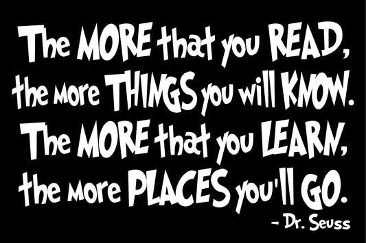 BW310 THE MORE YOU READ