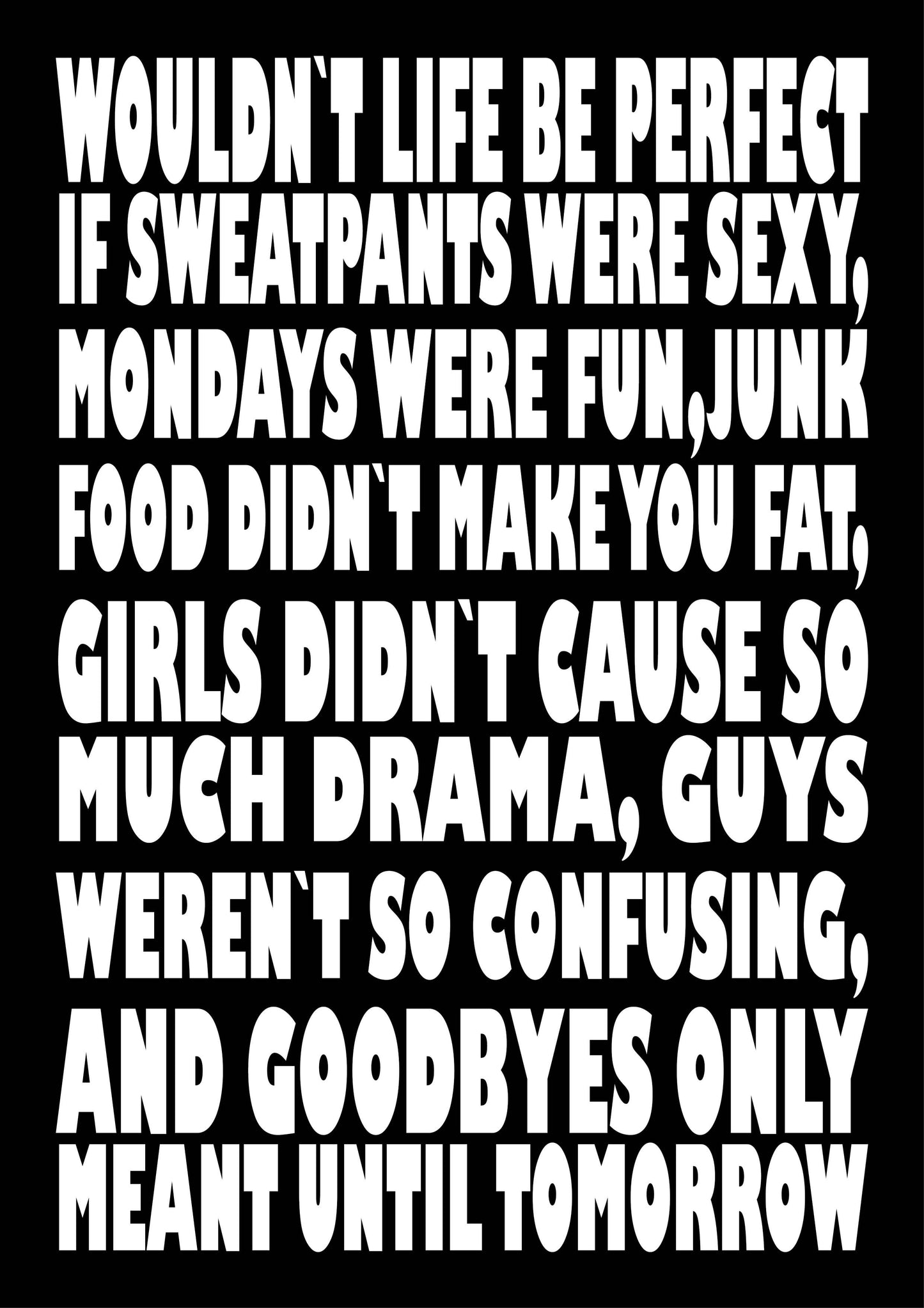 BW501 COULDN`T LIFE BE PERF