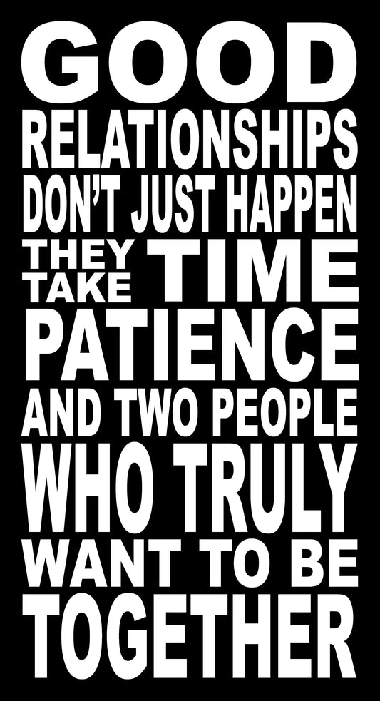 BW72 GOOD RELATIONSHIPS