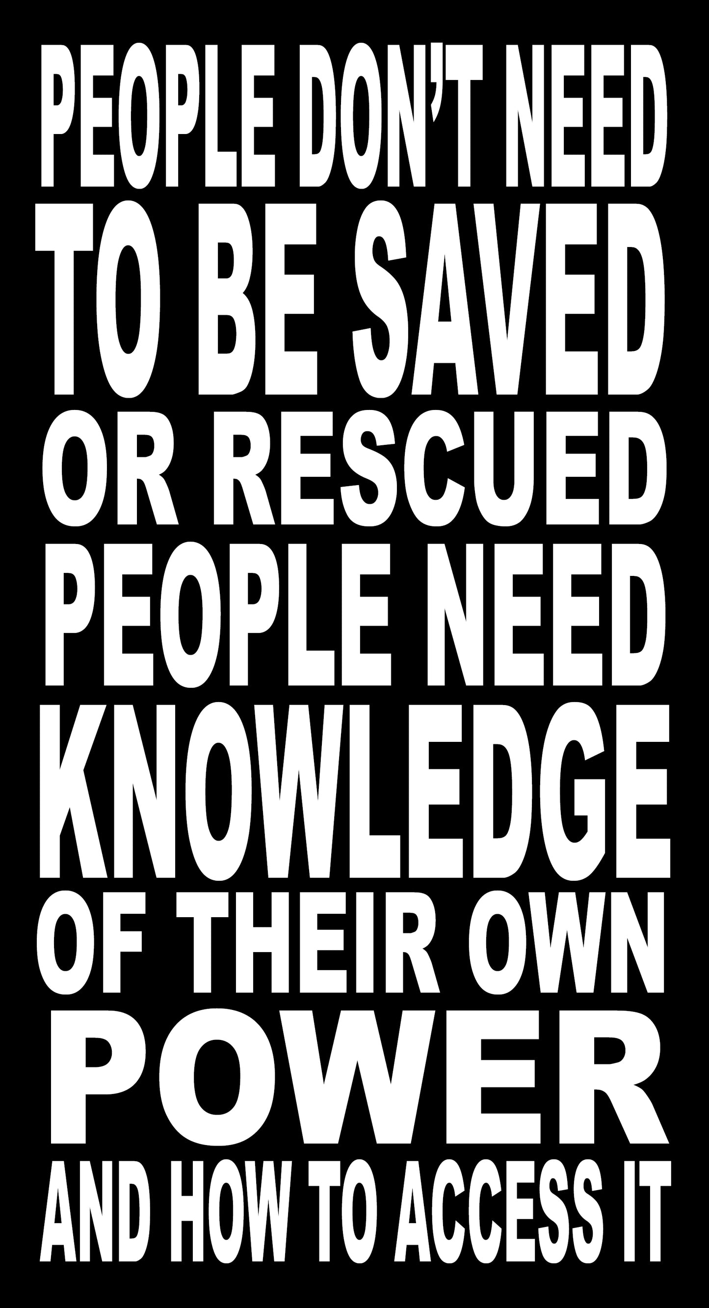 BW73 PEOPLE DON`T NEED...