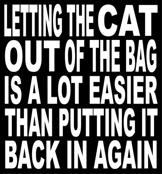 BW76 LETTING THE CAT OUT