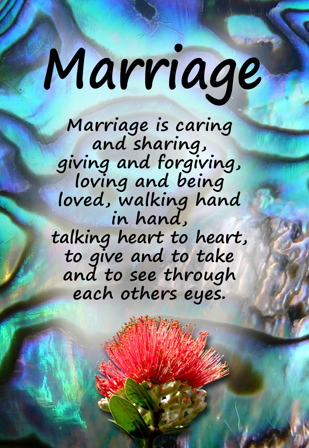 PAU12 MARRIAGE POHUTAKAWA