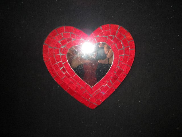 SAN70 20CM HEART WITH MIRROR