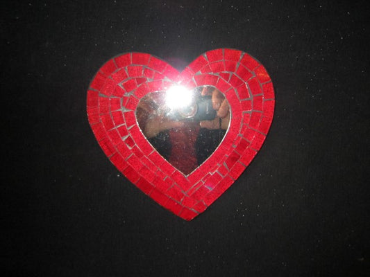 SAN70 20CM HEART WITH MIRROR