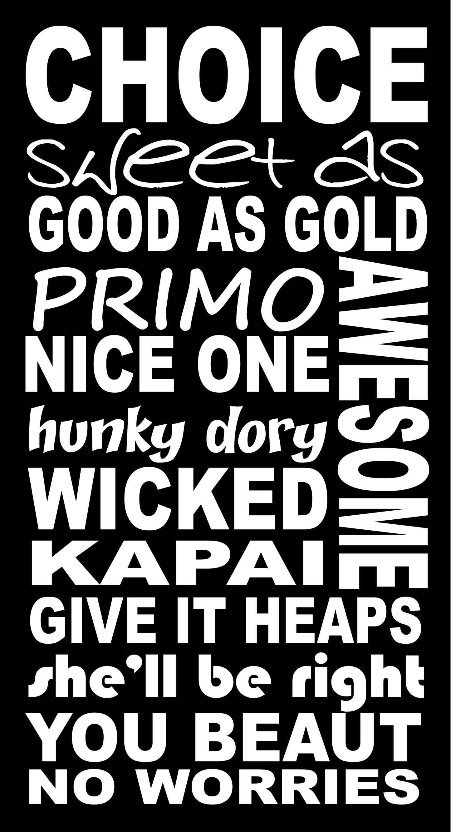 TOU10B CHOICE, SWEET AS