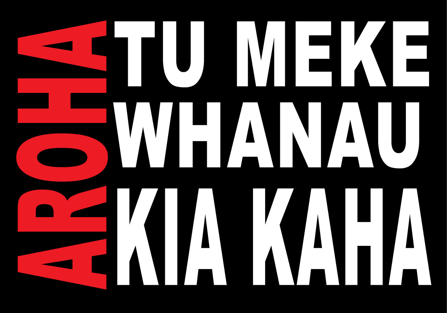 TOU12 TU MEKE, WHANAU