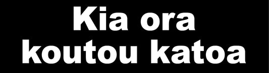 TOU25G KIA ORA KOUTOU WHITE