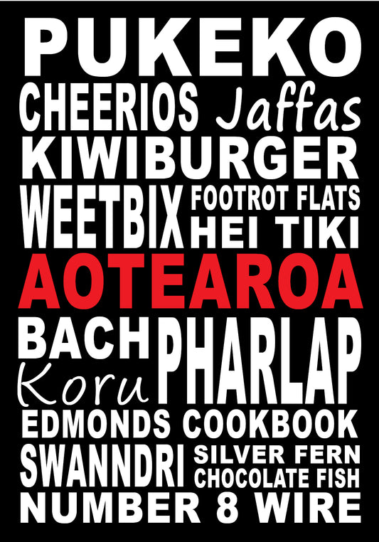 TOU4A  PUKEKO AOTEAROA IN RED