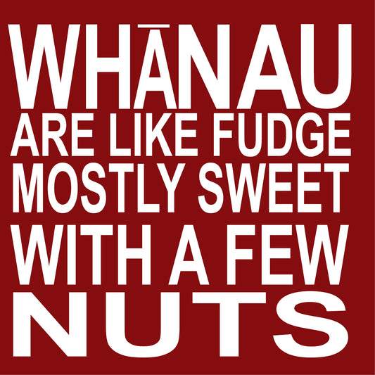 MBR164 WHANAU ARE LIKE (RED)