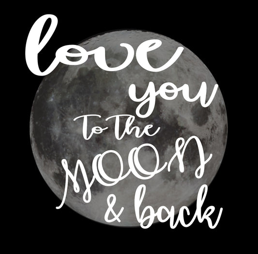 BW142 LOVE YOU TO THE MOON