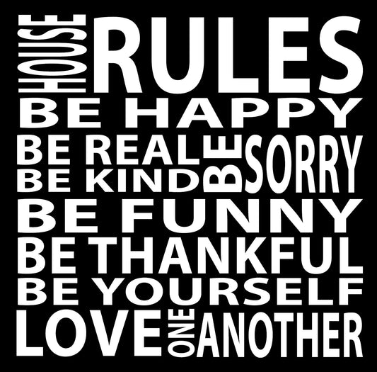 BW157 HOUSE RULES BE HAPPY