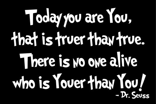 BW309 TODAY YOU ARE YOU