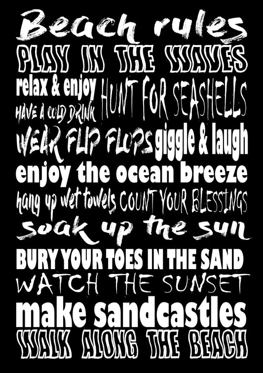 BW549 BEACH RULES