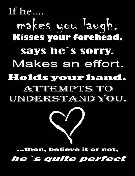 BW90  IF HE..... MAKES
