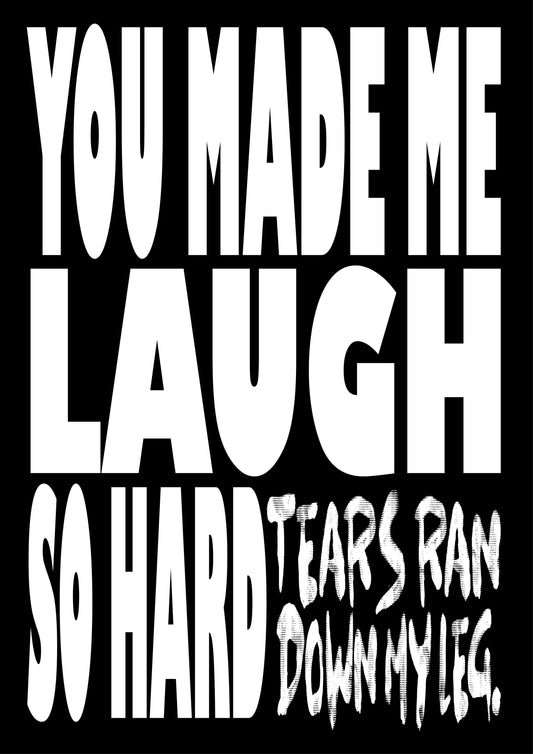 BW96 YOU MADE ME LAUGH