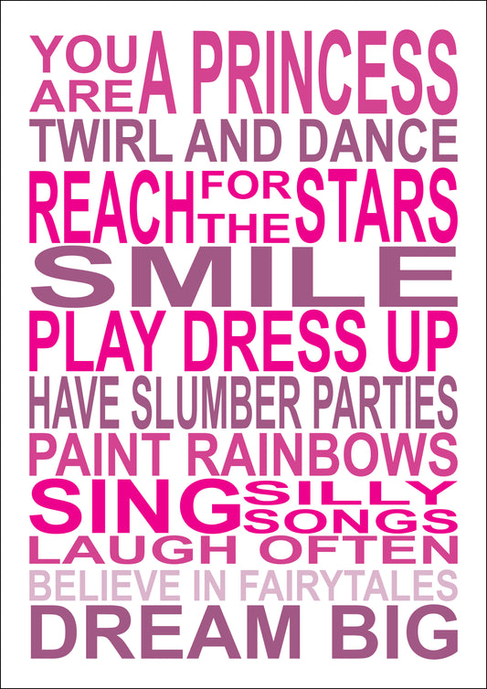 BWC5  YOU ARE A PRINCESS