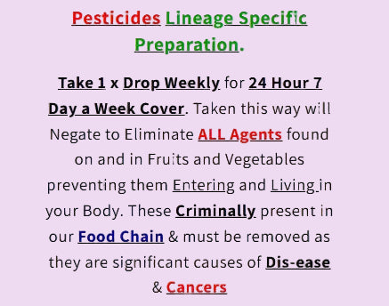 Pesticides Removal Program