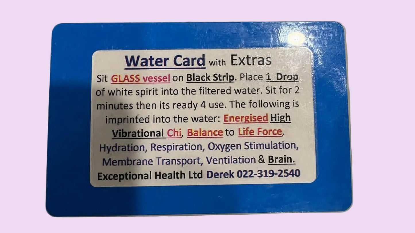 Energising Water